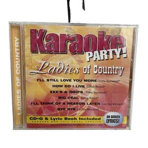 Karaoke Party Ladies of Country CDG CD+G Lyrics On Screen Trisha Faith
